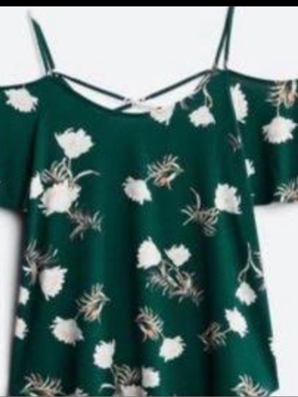 Kaileigh Valette Back Detail Cold Shoulder Knit Top
